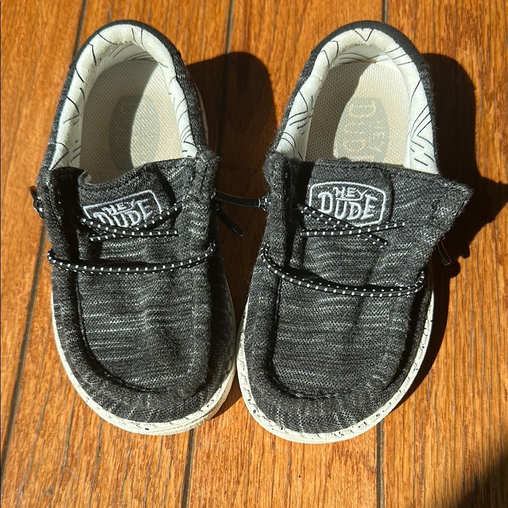 HeyDude Toddler Wally Charcoal
